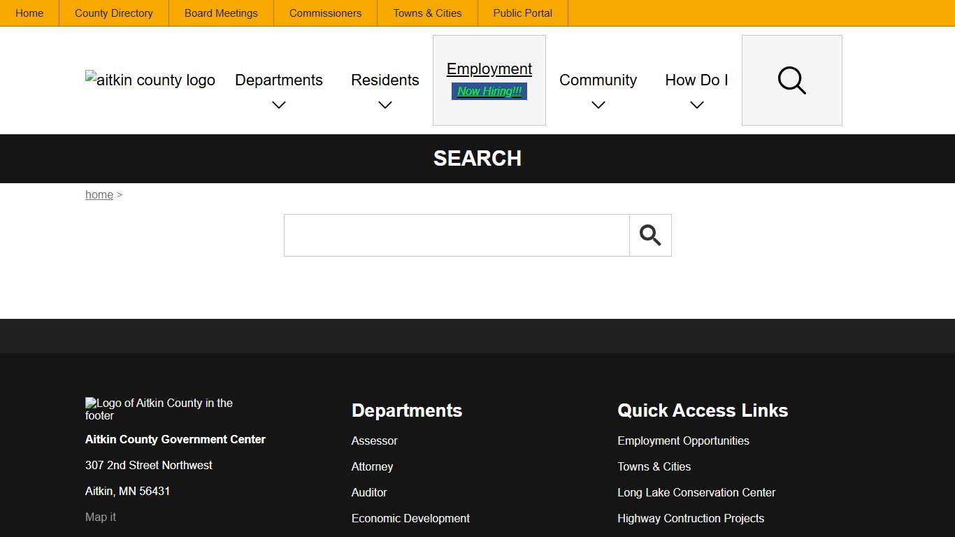 Search | Aitkin County, MN